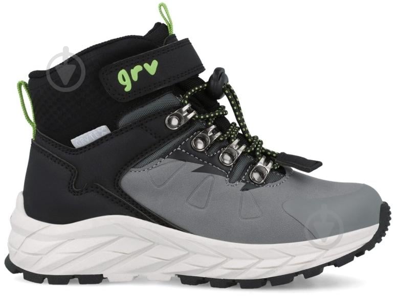 Ботинки для мальчиков GARVALIN 251528 р.34 серый с черным - фото 3