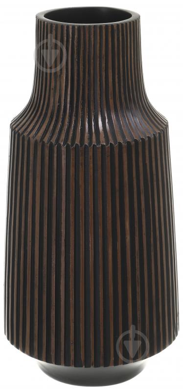 Ваза полирезиновая Design 41 см черная YZ04871BLH-1 - фото 1