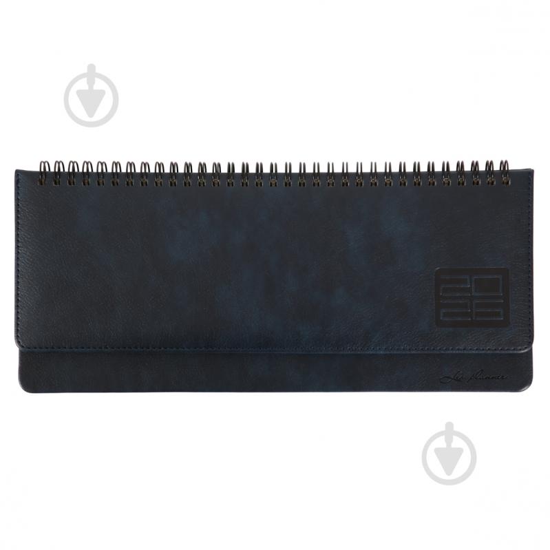 Щоденник датований 30х14 см Persona 128 стор. Leo Planner B5 2026 252658 синій - фото 1