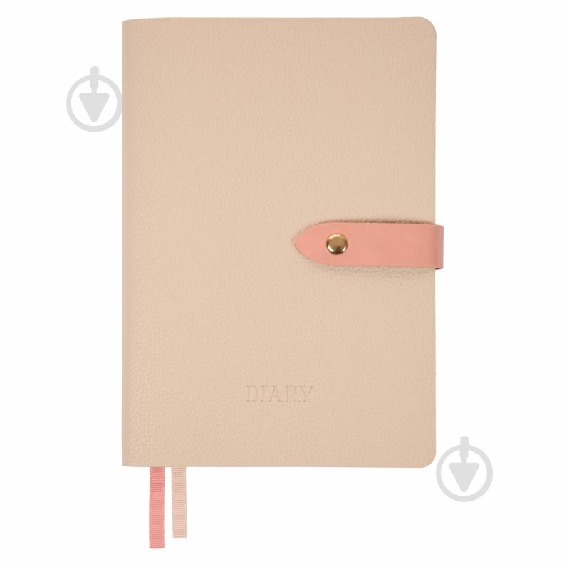 Щоденник недатований Secret 320 стор. Leo Planner A5 2026 252702 бежевий - фото 1