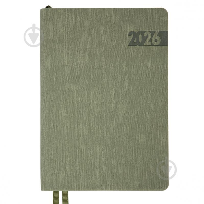 Щоденник датований Boss 368 стор. Leo Planner A5 2026 252635 зелений - фото 1