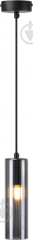 Світильник підвісний Sensio Seattle 1x40 Вт E14 чорний/димчастий ALB-P00425-SM - фото 1 Світильник підвісний Sensio Seattle 1x40 Вт E14 чорний/димчастий ALB-P00425-SM - фото 1