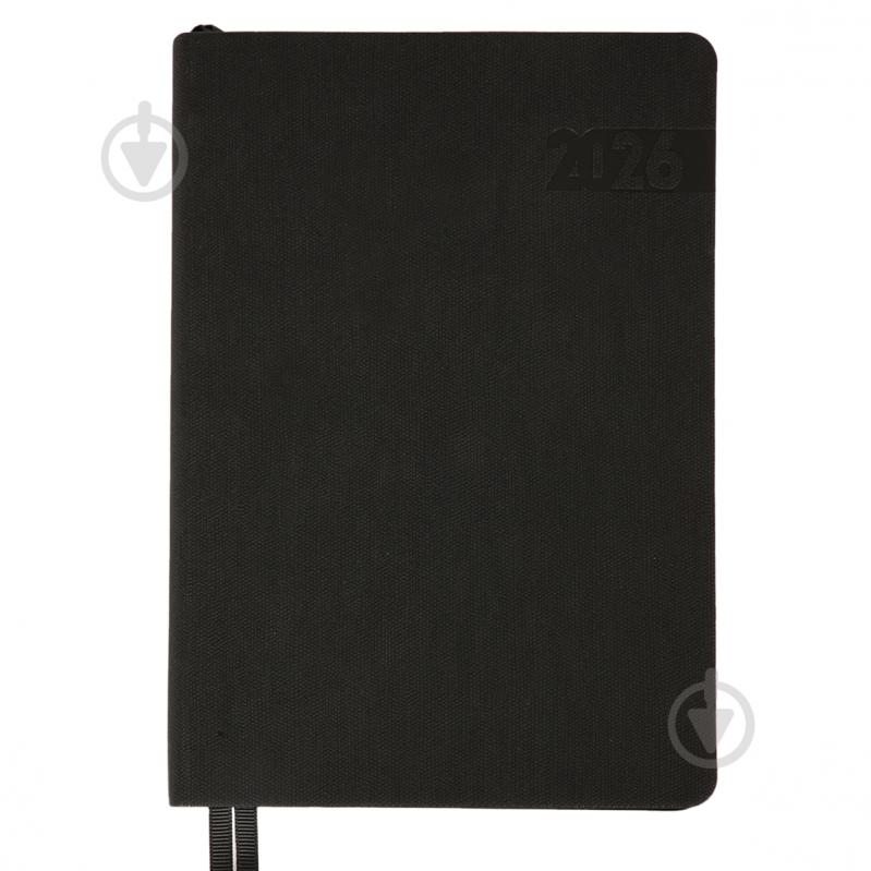 Щоденник датований Boss 368 стор. Leo Planner A5 2026 252634 чорний - фото 1