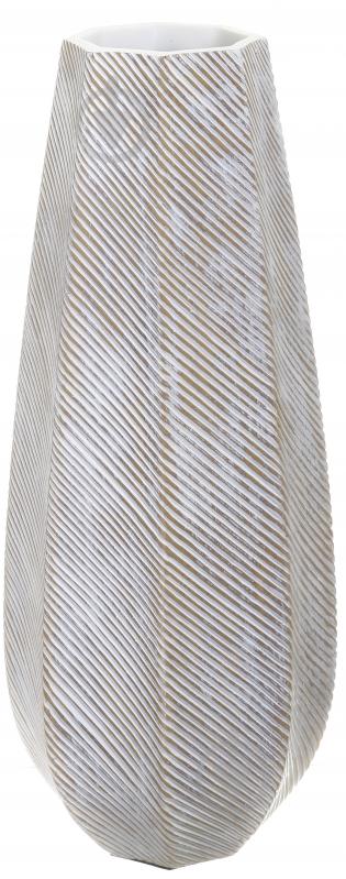 Ваза полирезиновая Light 44,5 см белая YZ04739W-2 - фото 1