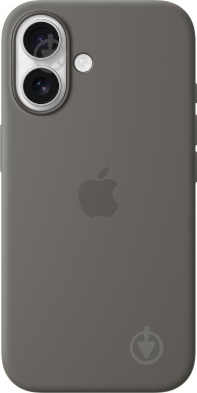 Чохол Apple Silicone Case with MagSafe для Apple iPhone 16 stone grey (MYY33ZM/A) - фото 1