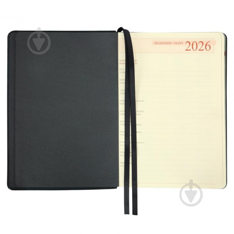 Щоденник датований Case 368 стор. Leo Planner A5 2026 252660 зелений - фото 4