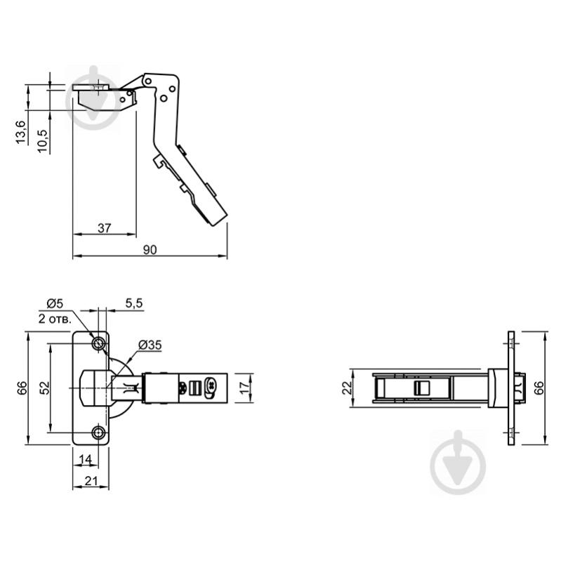 Набор Intermat 9936 45° 39006 Hettich - фото 4