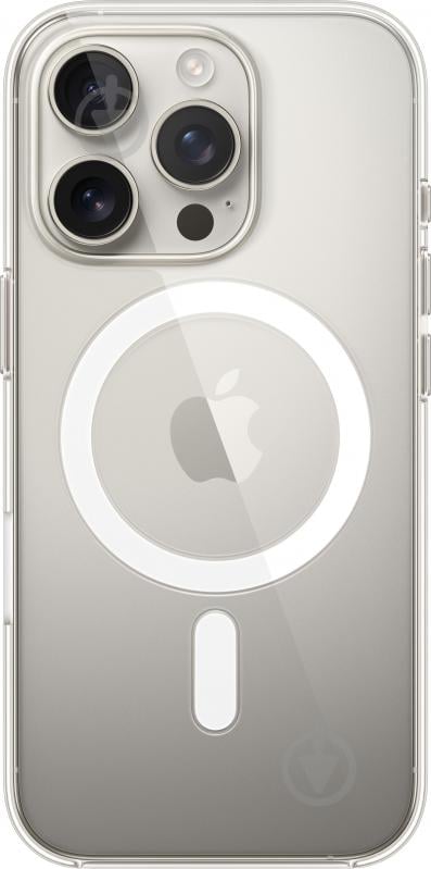 Чохол Apple Clear Case with MagSafe для Apple iPhone 16 Pro transparent (MA7E4ZM/A) - фото 3