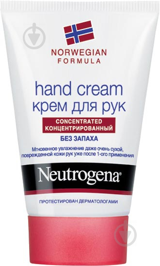 Крем Neutrogena Норвезька формула для рук без запаху концентрований 50 мл - фото 1