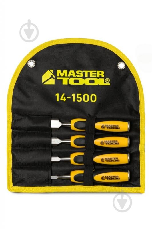Набір стамесок MasterTool 4 шт. 14-1500 - фото 1 Набір стамесок MasterTool 4 шт. 14-1500 - фото 1