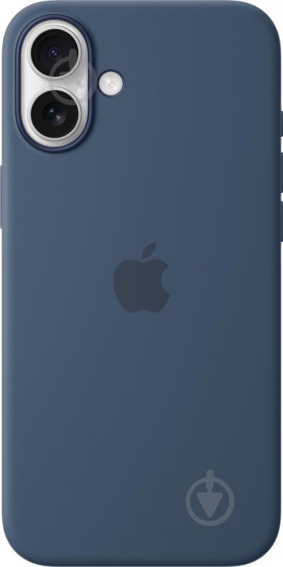 Чехол Apple Silicone Case with MagSafe для Apple iPhone 16 Plus denim (MYYA3ZM/A) - фото 1