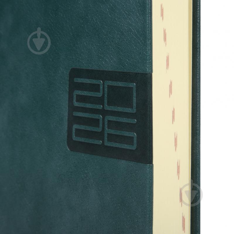 Щоденник датований Persona 368 стор. Leo Planner A5 2026 252664 зелений - фото 2