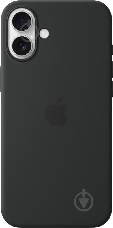 Чохол Apple Silicone Case with MagSafe для Apple iPhone 16 Plus black (MYY93ZM/A) - фото 1