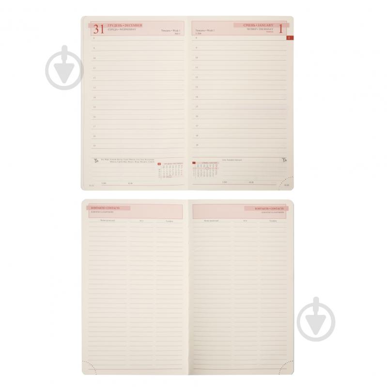 Щоденник датований Vitto 352 стор. Leo Planner A6 2026 252650 фіолетовий - фото 10