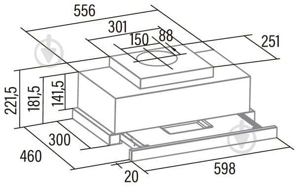 Вытяжка Cata TFH 6630 - фото 2 Вытяжка Cata TFH 6630 - фото 2