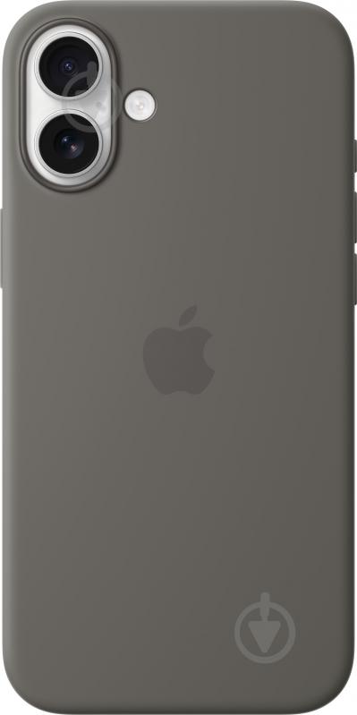 Чохол Apple Silicone Case with MagSafe для Apple iPhone 16 Plus stone grey (MYYC3ZM/A) - фото 1