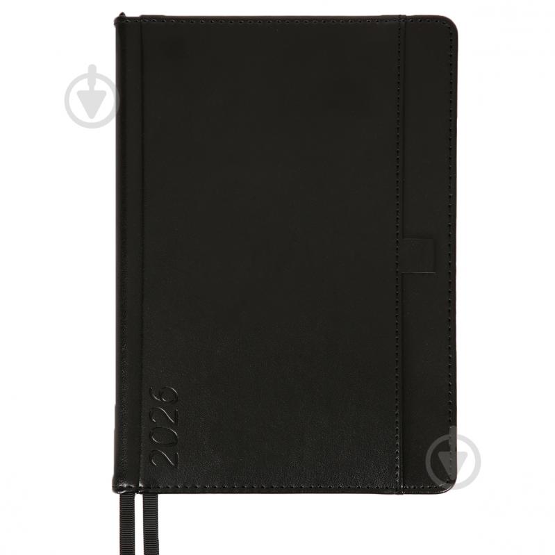 Щоденник датований Legacy 368 стор. Leo Planner A5 2026 252649 чорний - фото 1