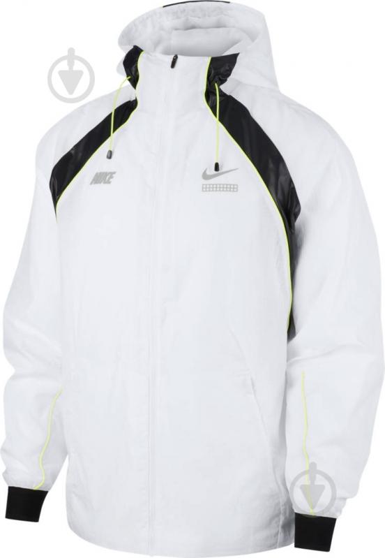 Ветровка мужская демисезонная Nike M NSW DNA WVN JACKET CT9958-100 р.XL белая - фото 1 Ветровка мужская демисезонная Nike M NSW DNA WVN JACKET CT9958-100 р.XL белая - фото 1