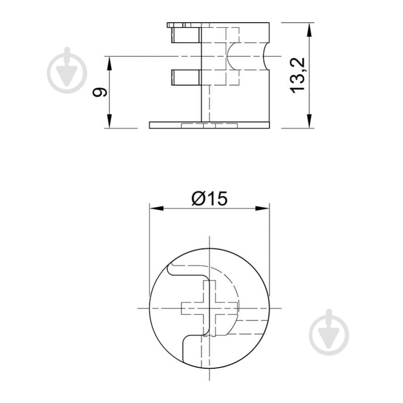 Стяжка Rastex 15/18 61281 Hettich - фото 3