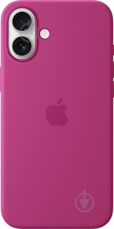 Чохол Apple Silicone Case with MagSafe для Apple iPhone 16 Plus fuchsia (MYYE3ZM/A) - фото 1