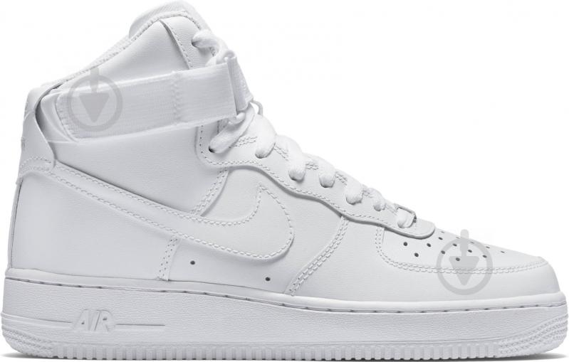 Кроссовки женские зимние Nike AIR FORCE 1 HIGH 334031-105 р.36,5 белые - фото 1