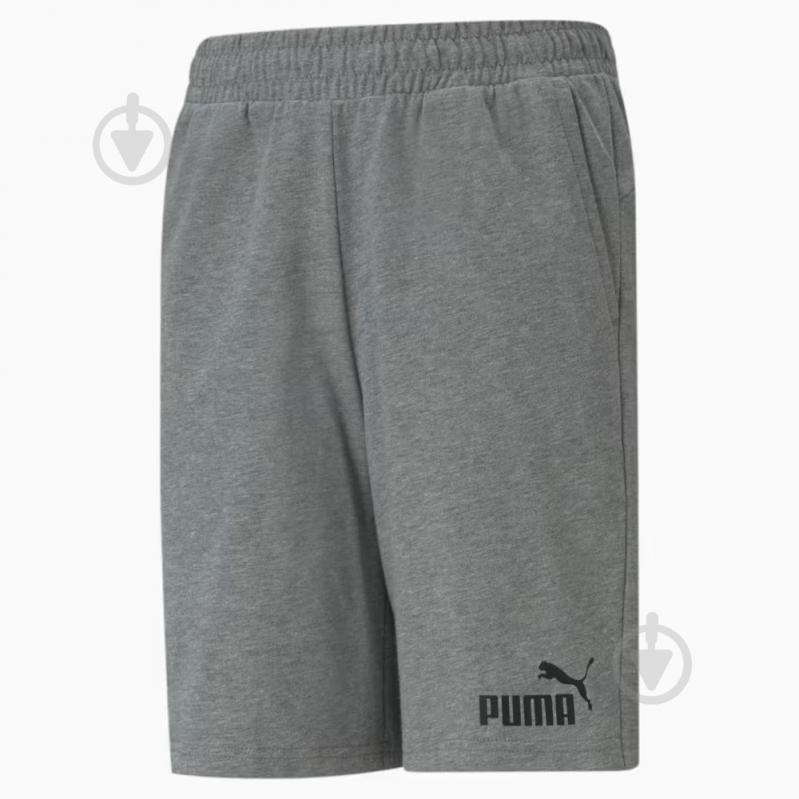 Шорты Puma ESS Jersey Shorts 58697103 р. 128 серый - фото 1 Шорты Puma ESS Jersey Shorts 58697103 р. 128 серый - фото 1