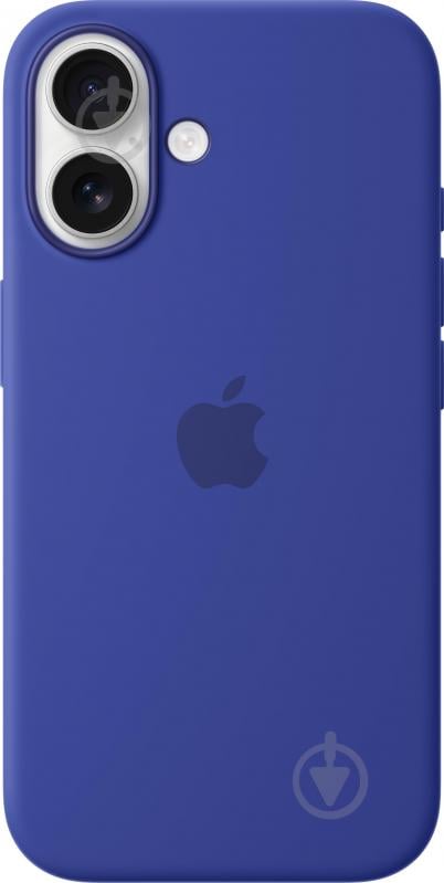 Чохол Apple Silicone Case with MagSafe для Apple iPhone 16 ultramarine (MYY63ZM/A) - фото 1