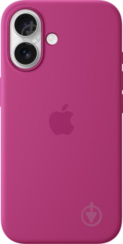 Чохол Apple Silicone Case with MagSafe для Apple iPhone 16 fuchsia (MYY53ZM/A) - фото 1