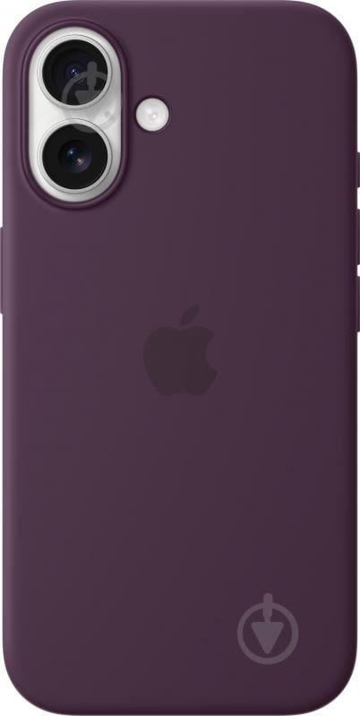 Чохол Apple Silicone Case with MagSafe для Apple iPhone 16 plum (MYY43ZM/A) - фото 1