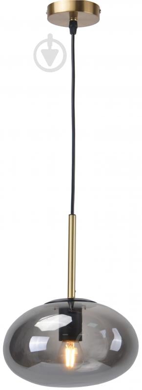 Світильник підвісний Sensio Hampton 1x40 Вт E27 чорний/латунь ALB-P00428-SM - фото 1 Світильник підвісний Sensio Hampton 1x40 Вт E27 чорний/латунь ALB-P00428-SM - фото 1