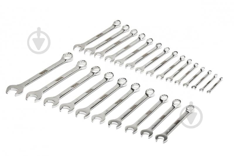 Набор ключей комбинированных MasterTool 71-2124 - фото 2 Набор ключей комбинированных MasterTool 71-2124 - фото 2