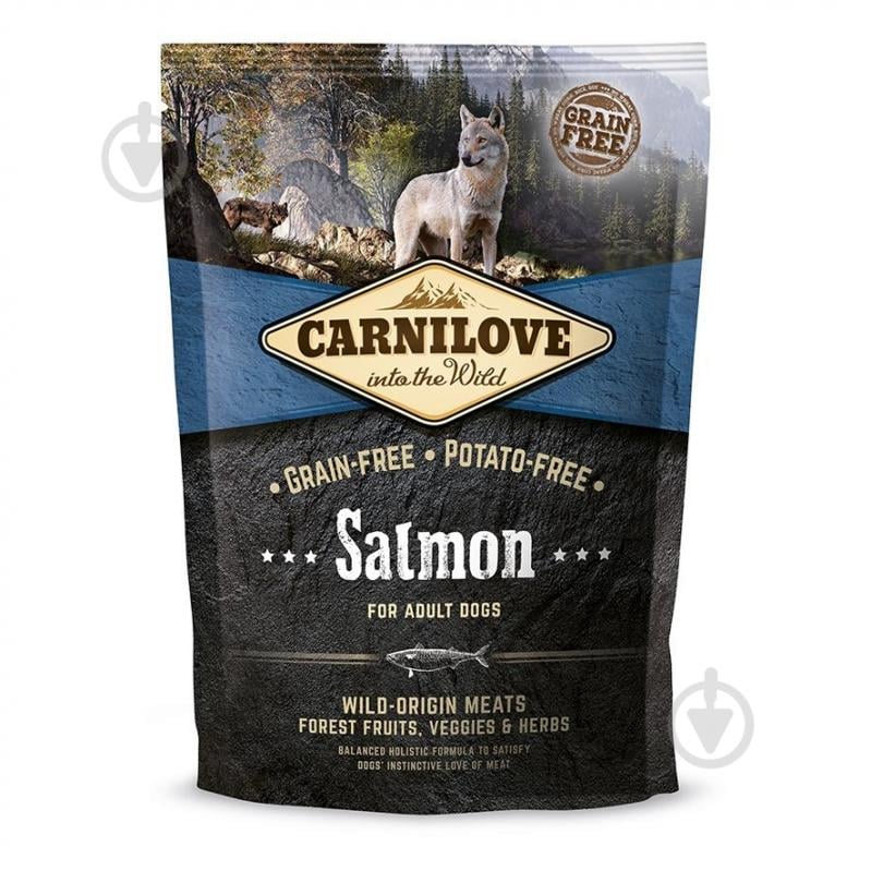 Корм сухой Carnilove Salmon лосось 1,5 кг - фото 1