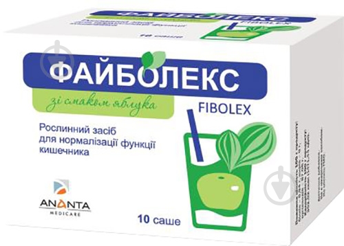 Файболекс Ananta Medicare со вкусом яблока в саше 6,42 г 10 шт. - фото 1 Файболекс Ananta Medicare со вкусом яблока в саше 6,42 г 10 шт. - фото 1