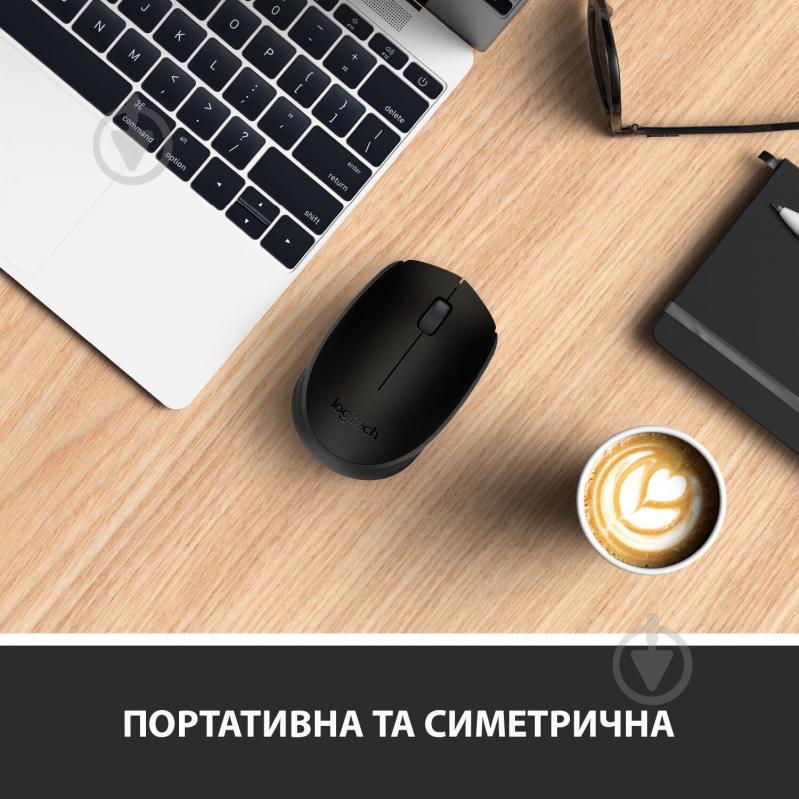 Мышь Logitech Wireless Mouse M170 grey (910-004642) - фото 3