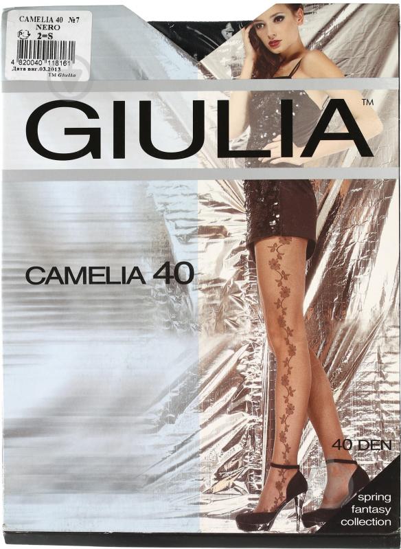 Колготки Giulia Camelia 40 den 2 черный - фото 1 Колготки Giulia Camelia 40 den 2 черный - фото 1