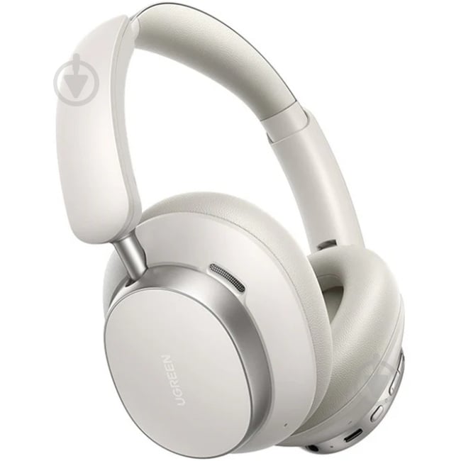 Bluetooth-гарнітура UGREEN HP206 Studio Pro Hybrid ANC white (55614) - фото 2