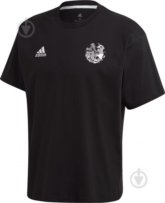 Футболка Adidas CAPTSUBA TEE GK3442 р.M черный - фото 1