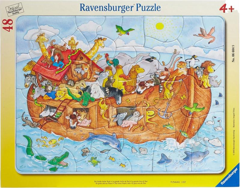 Пазл Ravensburger Большой Ноев ковчег 48 элементов в рамке 06604 - фото 1