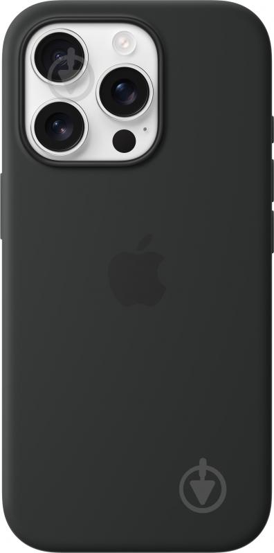 Чохол Apple Silicone Case with MagSafe для Apple iPhone 16 Pro black (MYYJ3ZM/A) - фото 1