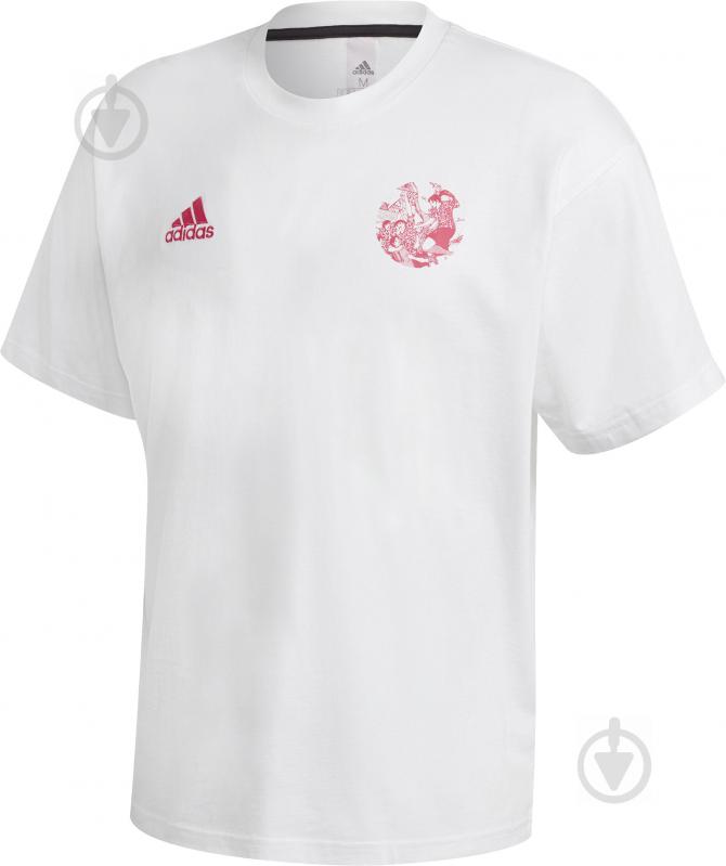 Футболка Adidas CAPTSUBA TEE GK3443 р.M белый - фото 1