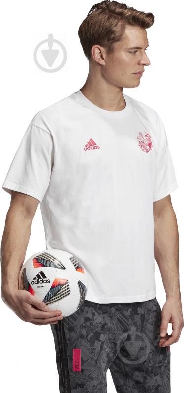 Футболка Adidas CAPTSUBA TEE GK3443 р.M белый - фото 11