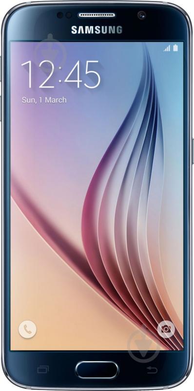 Смартфон Samsung Galaxy S6 3/32GB black (SM-G920FZKUSEK) - фото 1