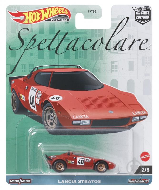 Машинка Hot Wheels Lancia Stratos серии Car Culture FPY86/HKC49 - фото 4