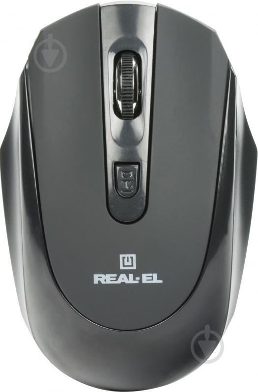 Мышь Real-el RM-325 Wireless black - фото 1 Мышь Real-el RM-325 Wireless black - фото 1