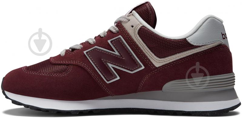 Кроссовки мужские демисезонные New Balance ML574EVM р.47,5 бордовые - фото 2