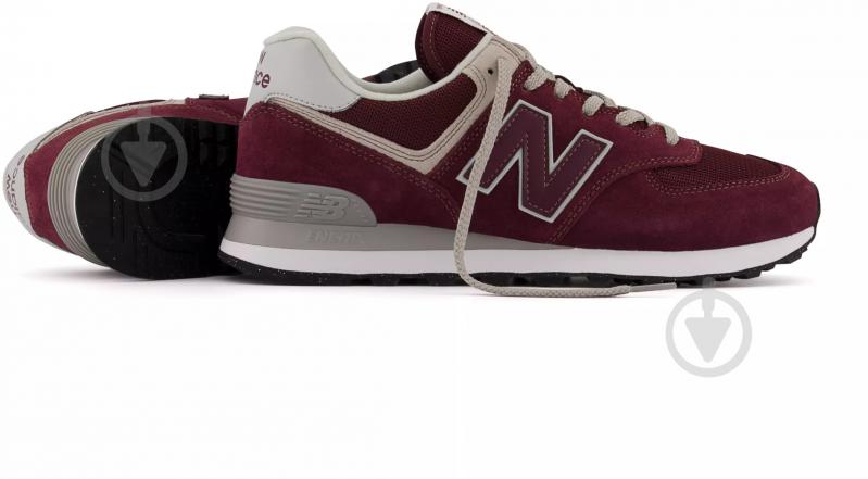 Кроссовки мужские демисезонные New Balance ML574EVM р.47,5 бордовые - фото 7