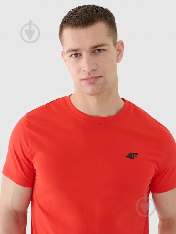 Футболка 4F 4FWMM00TTSHM2256-62S р.L красный - фото 2