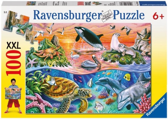 Пазл Ravensburger Прекрасный океан 100 элементов 10681 - фото 1 Пазл Ravensburger Прекрасный океан 100 элементов 10681 - фото 1