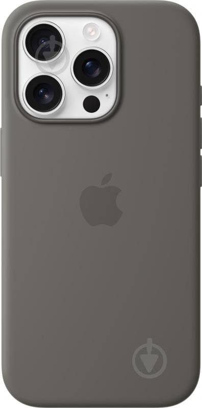 Чохол Apple Silicone Case with MagSafe для Apple iPhone 16 Pro stone grey (MYYL3ZM/A) - фото 1