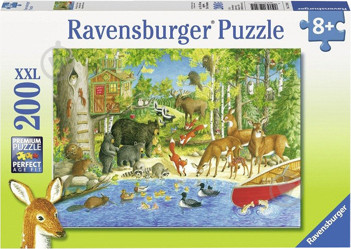 Пазл Ravensburger Лесные жители 200 элементов 12740 - фото 1